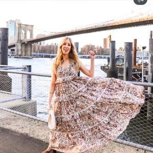 NWT! Love The Label Botanical  Maxi Dress